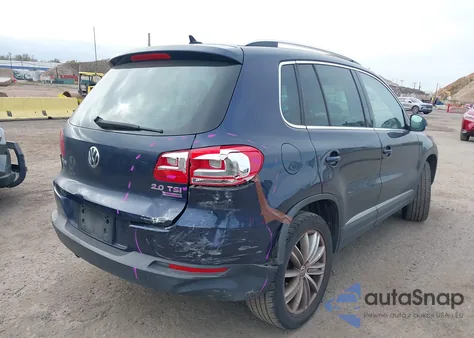 2014 Volkswagen Tiguan Se из США, поврежденный, VIN WVGBV3AX1EW507206